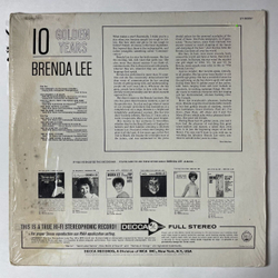 Винтажная виниловая пластинка LP Brenda Lee 10 Golden Years (USA 1966) Dynamite