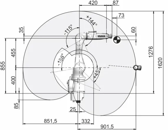 Промышленный робот KUKA KR AGILUS, KR 10 R900 HM-SC