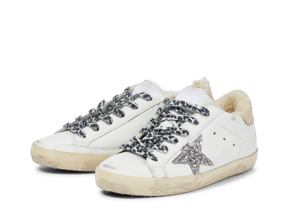 Кеды Golden Goose 'Superstar' Exclusive to Mytheresa – Superstar shearling-lined sneakers