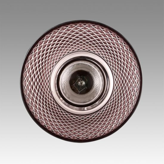 8048/1A SUSPENTIONI LN26 392 хром/розовый металл/стекло Подвесной светильник E27 1*60W 220V MANOLA