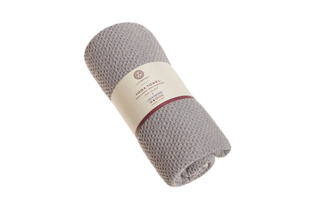 Полотенце вафельное 70х140 Luxberry Yoga серая галька