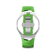 Корпус для часов POP-Swatch x AP - Зелёный - Комплект из 2 ремешков
