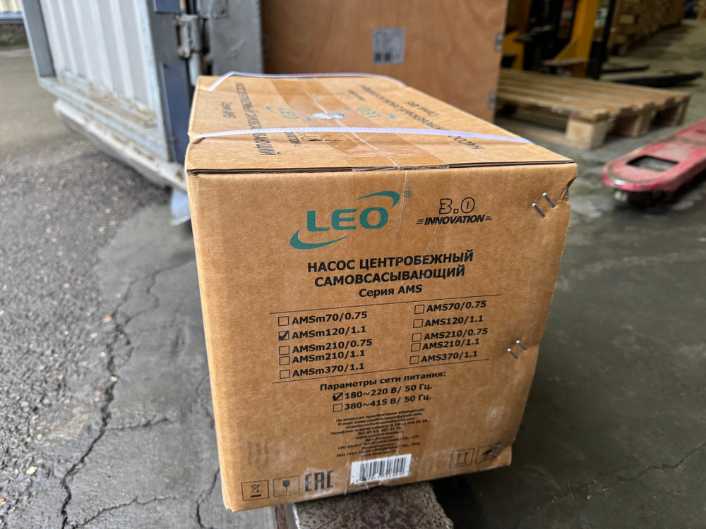 Одноступенчатый насос LEO AMSm120/1.1