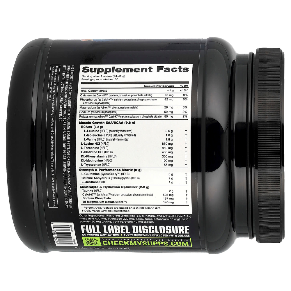 NutraBio, Intra Blast, аминокислотное топливо для приема во время тренировки, New York Punch, 732 г (1,61 фунта)