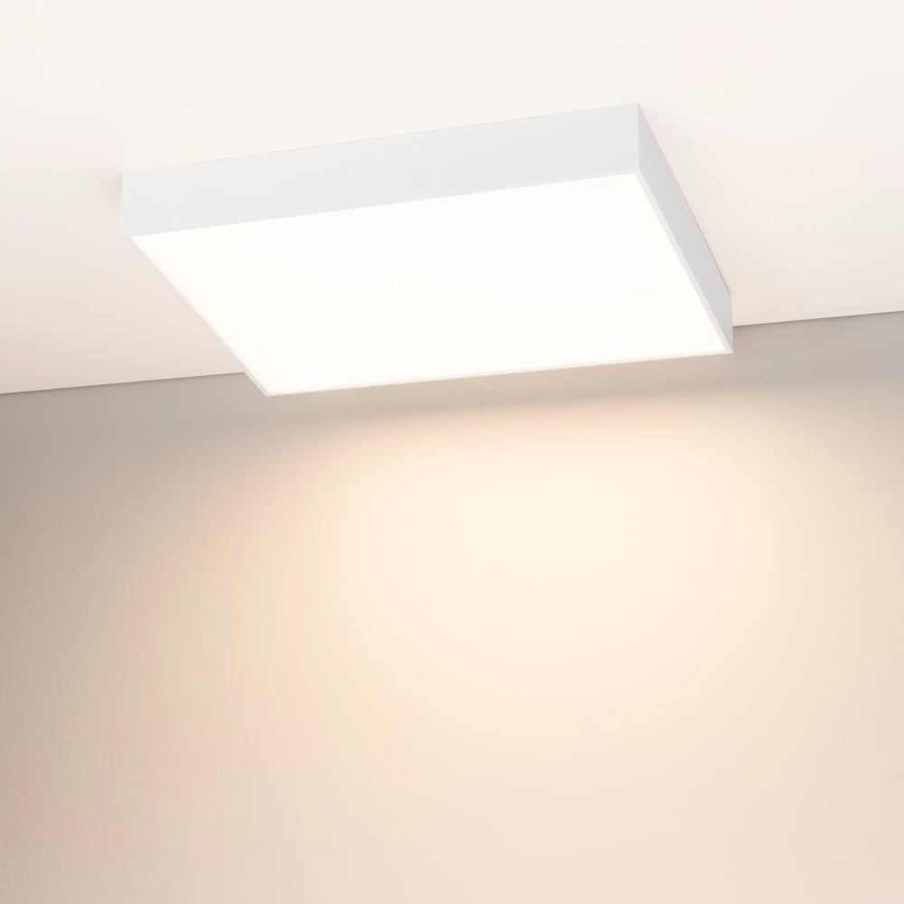 Светильник SP-QUADRO-S500x500-50W Warm3000 (WH, 120 deg, 230V) (Arlight, IP40 Металл, 3 года) 034800