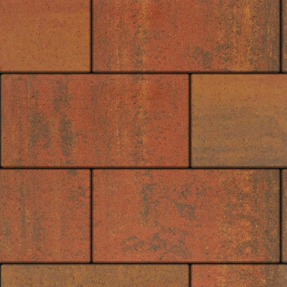 ТРОТУАРНЫЕ ПЛИТЫ ПРЯМОУГОЛЬНИК - Б.5.П.6 ЛИСТОПАД ГЛАДКИЙ АРАБСКАЯ НОЧЬ