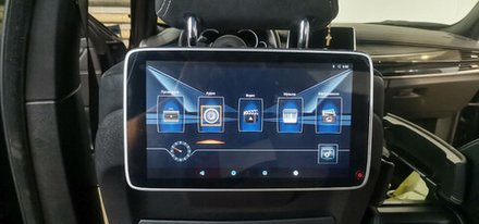 Монитор на подголовник для BMW - ERGO ER11BA с сенсорным экраном 11” (FullHD 1920x1080, Android, 3+32Gb) серебряный