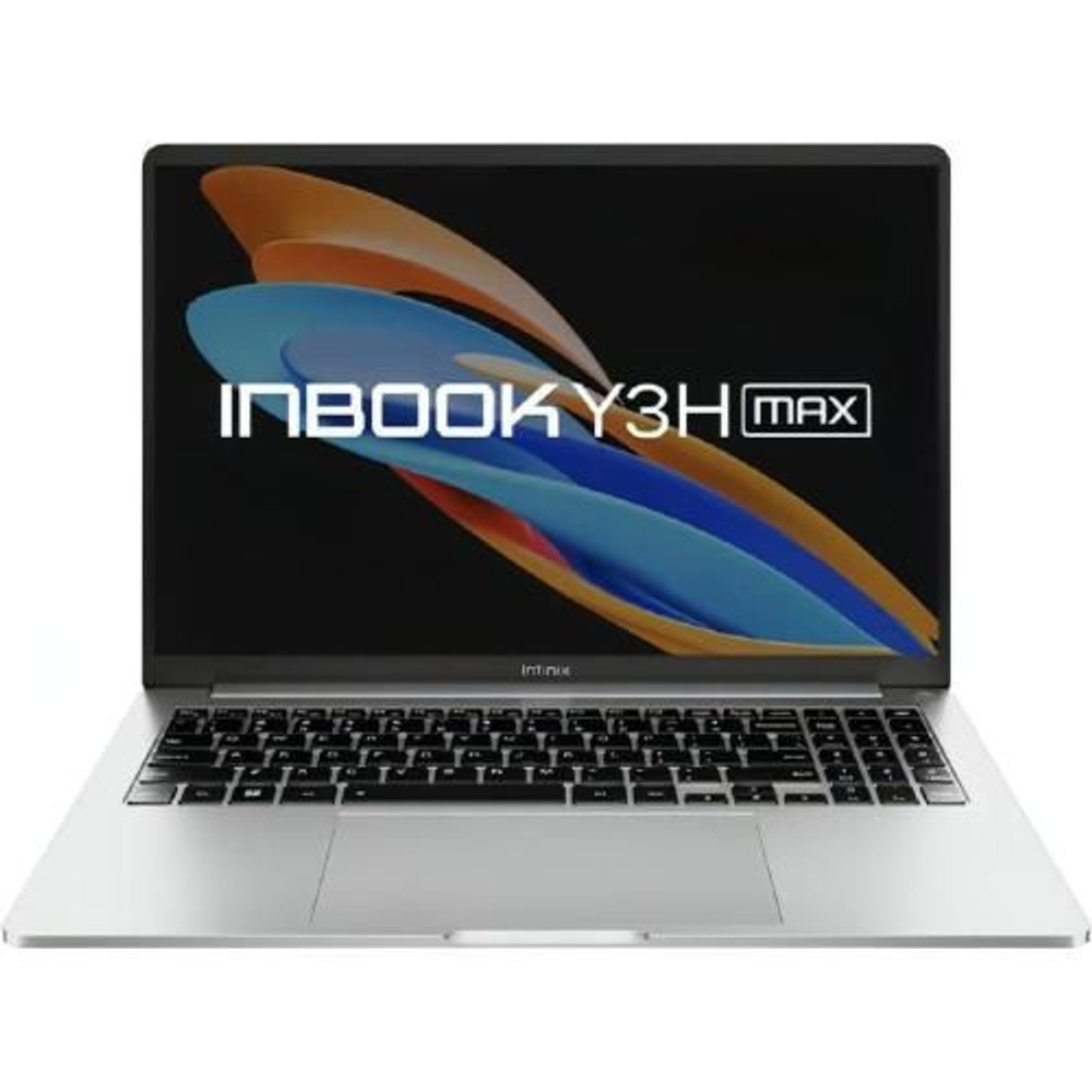 Ноутбук Infinix Inbook Y3H Max YL613H, 16" (1920x1200) IPS/Intel Core i5-12450H/16 ГБ LPDDR4X/512 ГБ SSD/Intel Iris Xe Graphics/Windows 11 Home, Серебристый (71008302343)