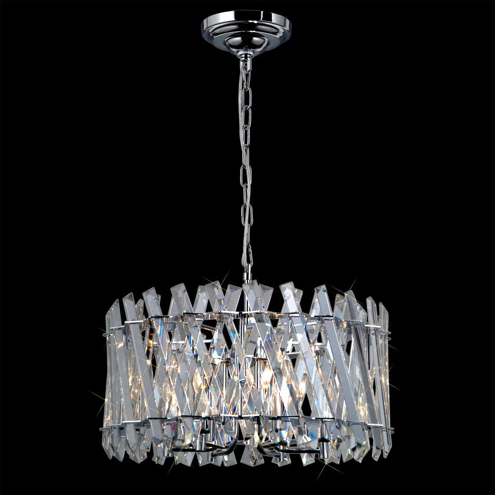 Citilux Ингвар CL334261 Люстра подвесная хрустальная Хром
