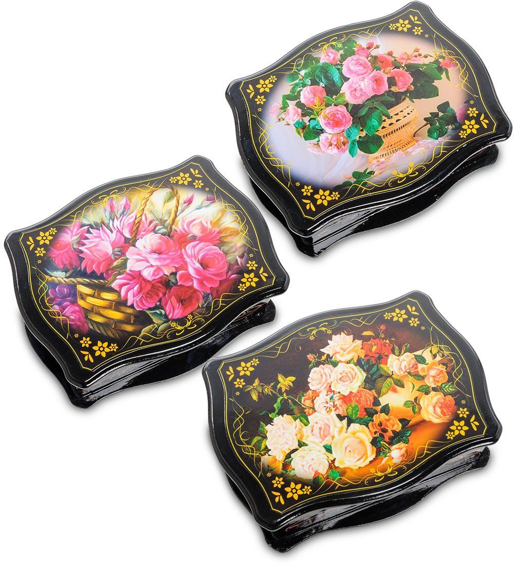 Народные промыслы ШК-13/15 Шкатулка в технике декупаж в асс. (прям. 18х13х5)