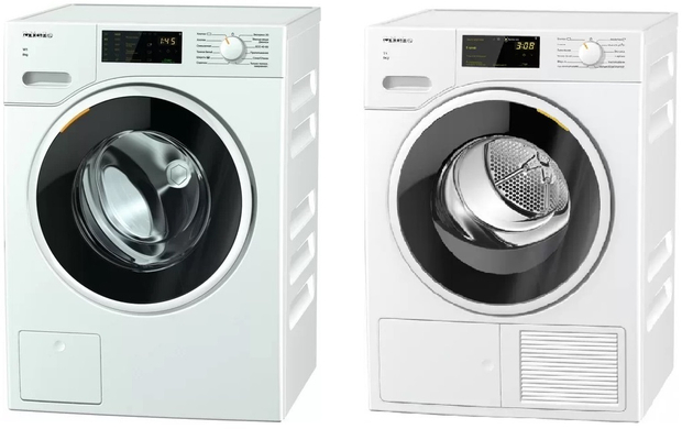 Комплект Miele Стиральная машина WWD120 WCS White Edition и Сушильная машина TWD260WP
