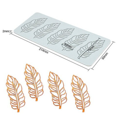 Силиконовый коврик для декора "Лист №10" LFM-209