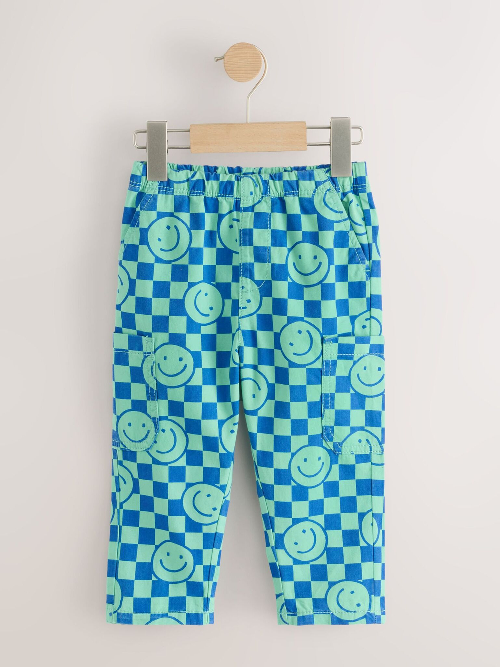 Брюки для мальчика Next AB8-361, Синий, Мятный