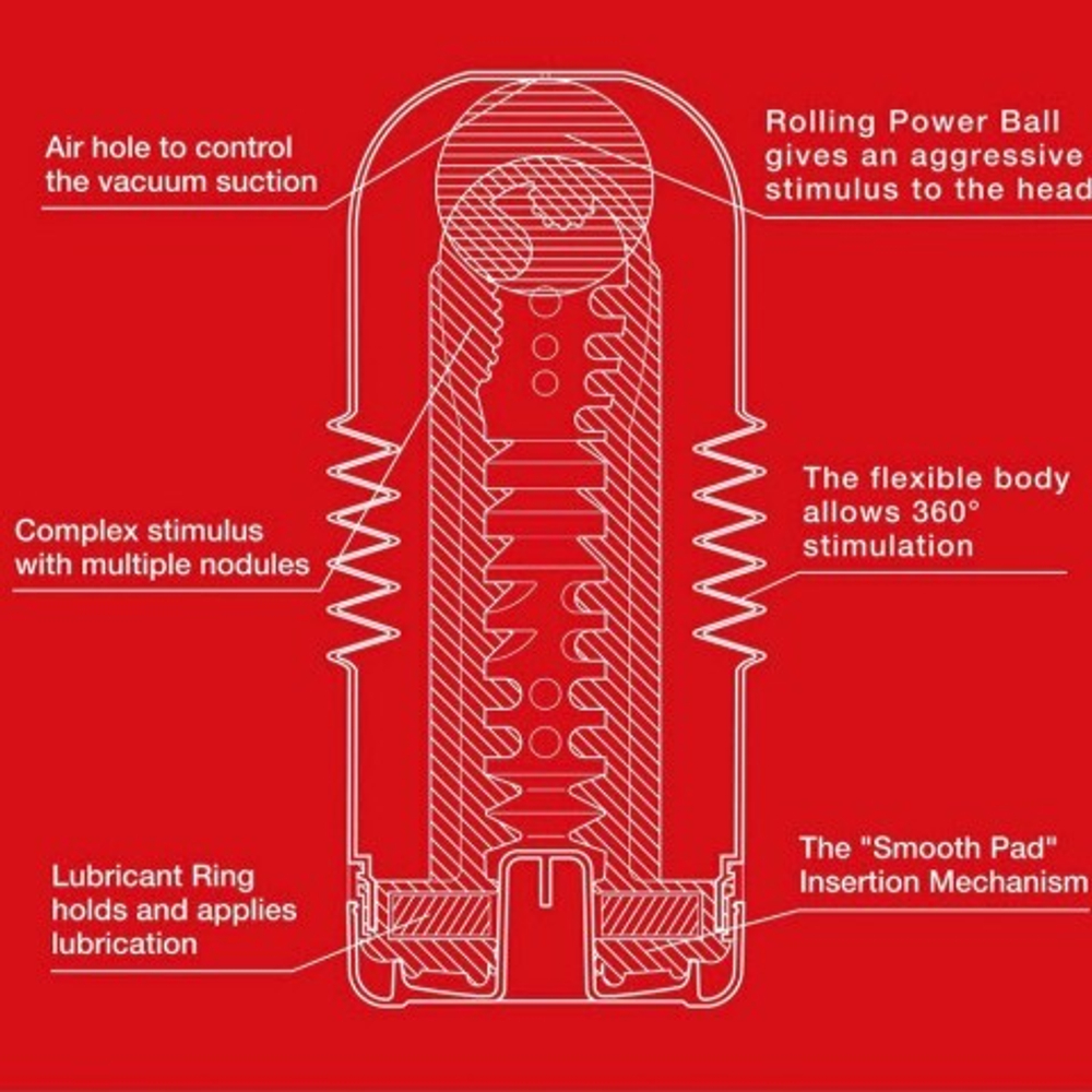 TENGA Мастурбатор Rolling Head Cup