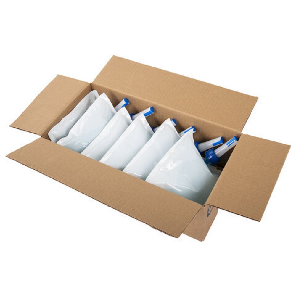 Картридж с жидким мылом одноразовый (Система S2) "Нейтральное", синее, 0,475 л, KEMAN, 100024-0475