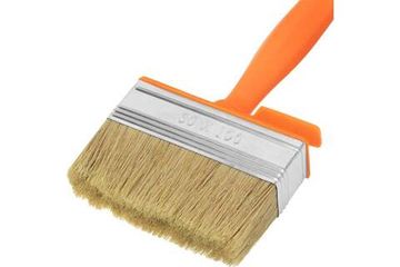 Кисть-ракля SPARTA 30x100 мм, натуральная щетина, пластмассовый корпус, пластмассовая ручка 841067