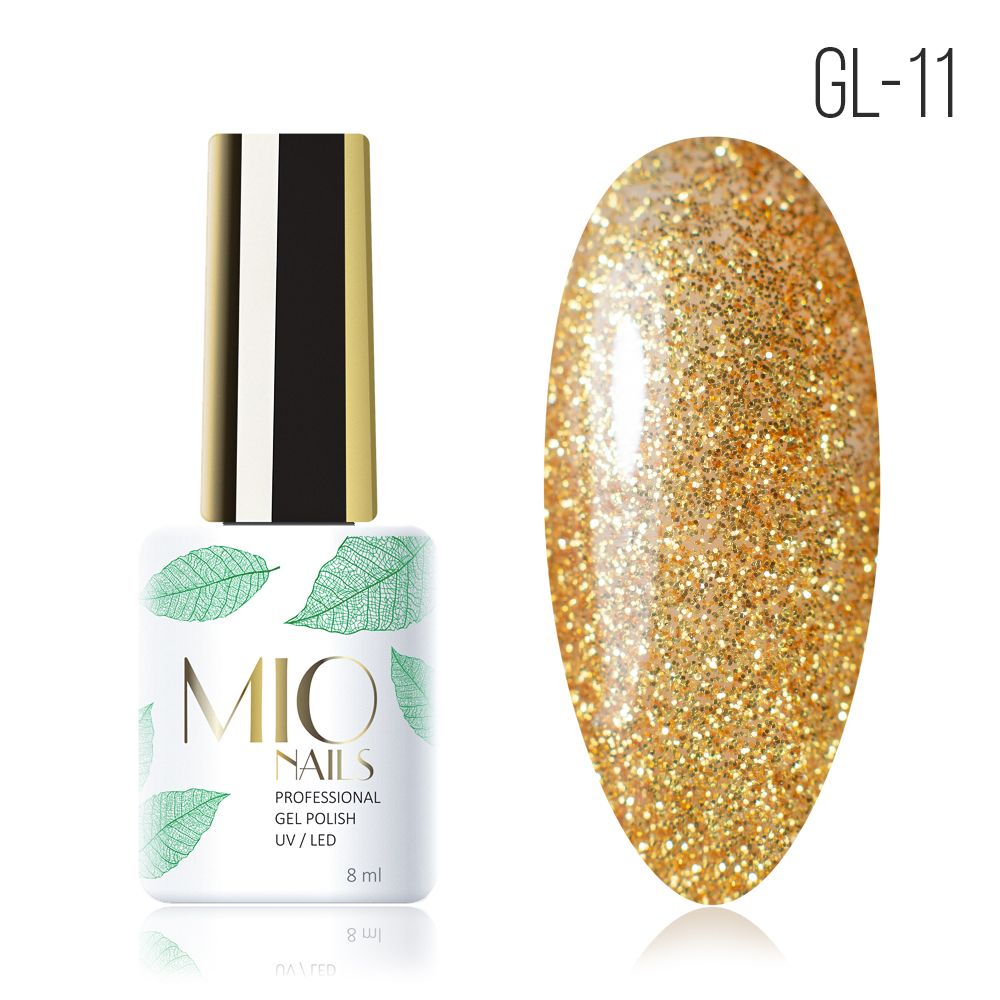 Mio Nails GL-11 Золотая пыль, 8 мл