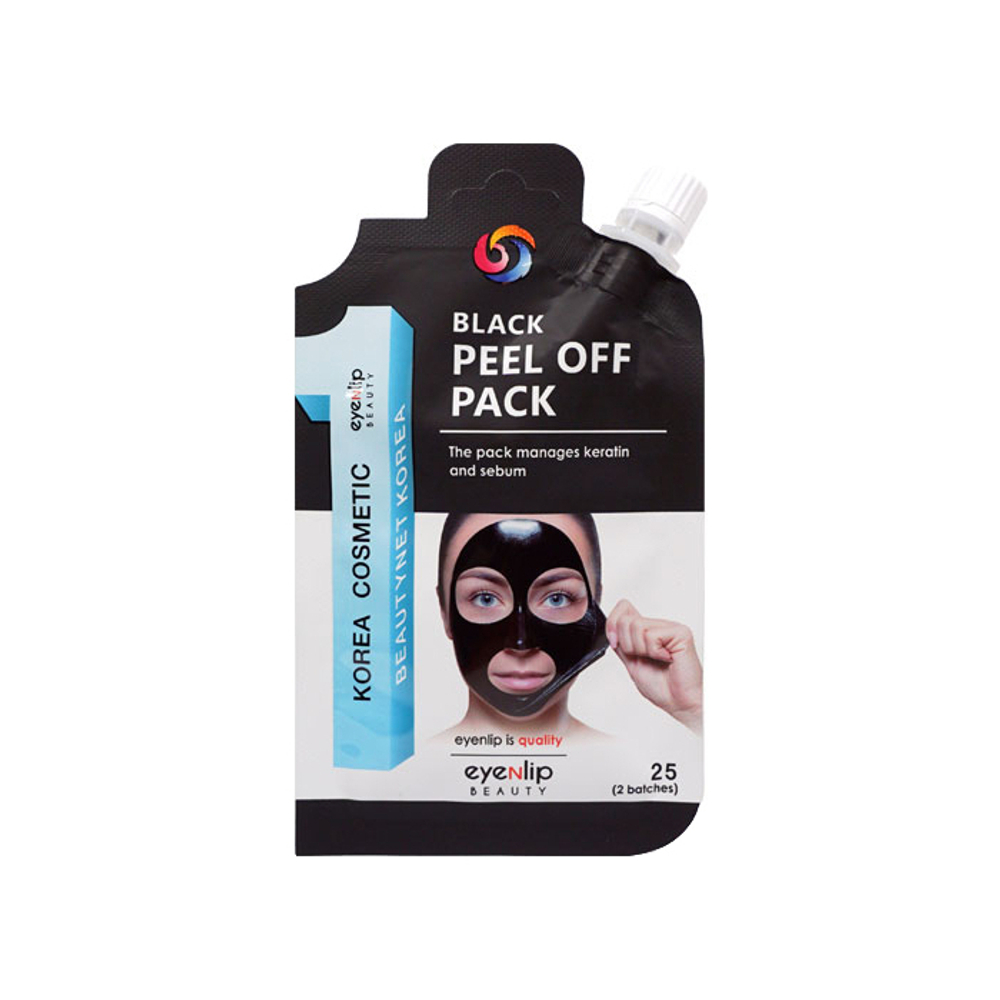 Маска-пленка от черных точек 25мл Eyenlip Black peel off pack 25 мл.