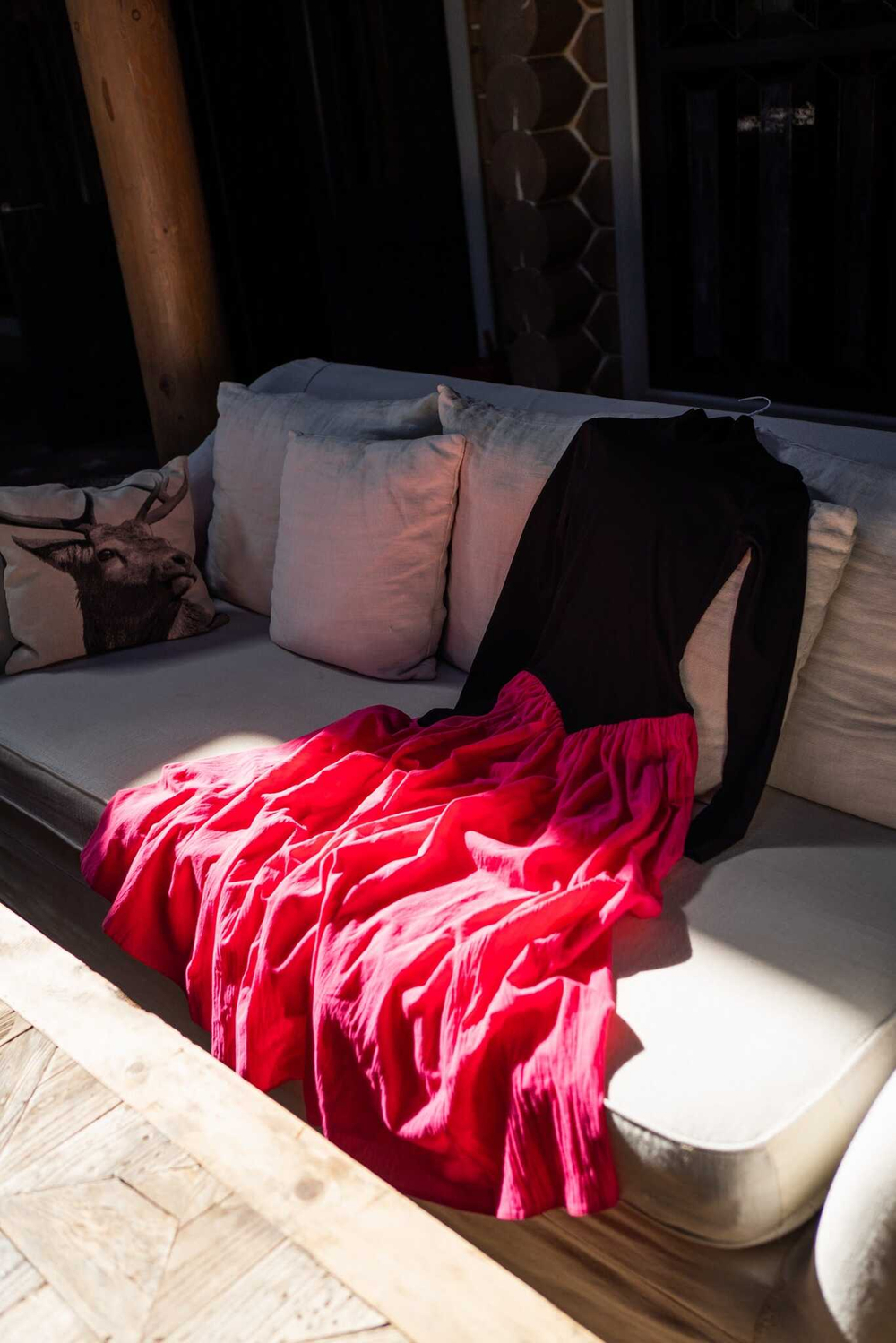 Платье Бия, цвет Черный, фуксия (L / Черный, фуксия)