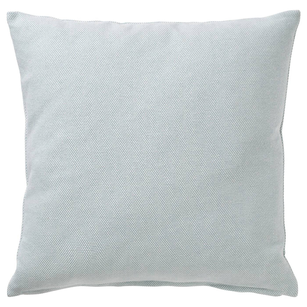 IKEA SANDTRAV  (ИКЕА САНДТРАВ)  -  Наволочка, светло-голубой/белый, 45x45 см
