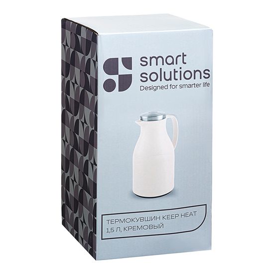 Термокувшин keep heat, 1,5 л, кремовый