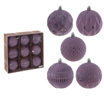 Набор из 9шт Украшение новогоднее "Шар" 807923, D 8 см, L24 W8 H24 см
