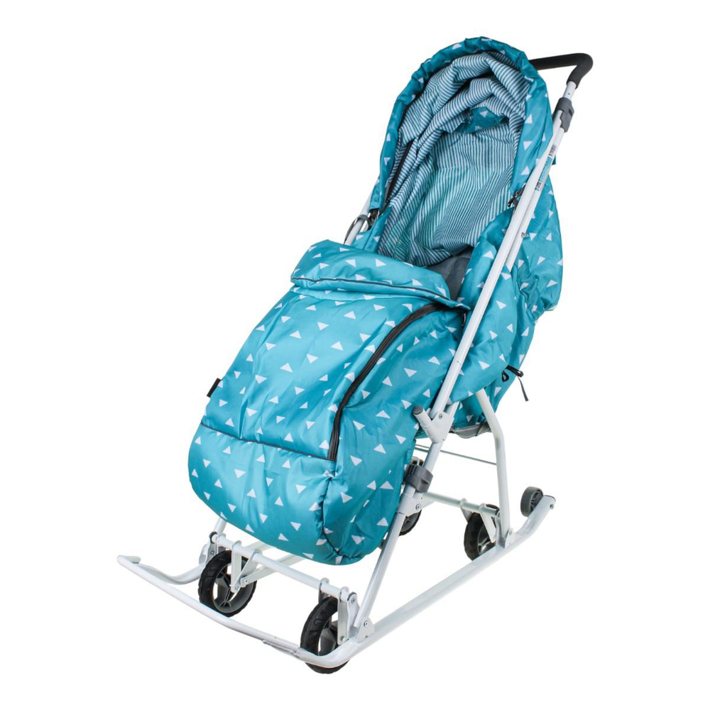 Санки-коляска "Наши Детки 3-1К" с треугольниками