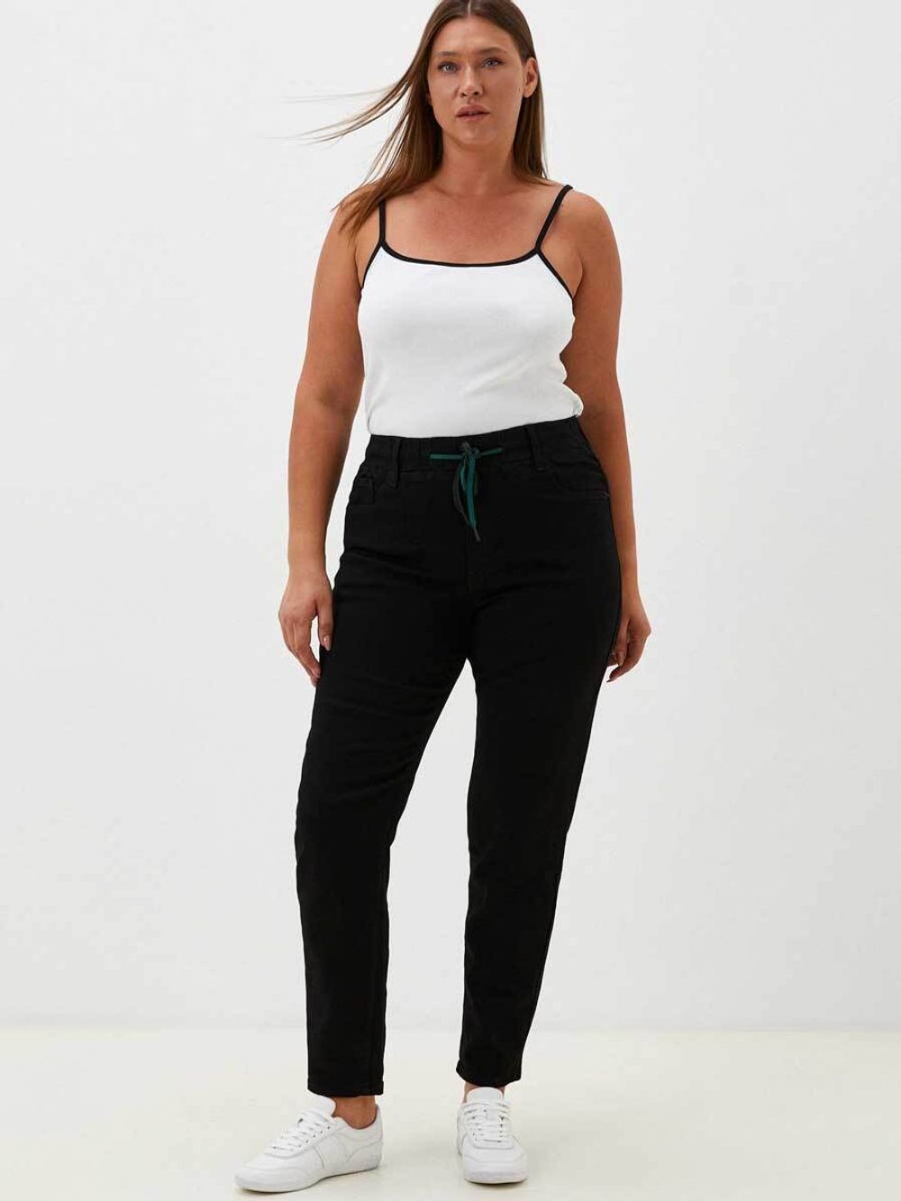 Джинсы на резинке больших размеров