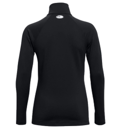 Женская теннисная куртка Under Armour Women's ColdGear Authentics 1/4 Zip - Black