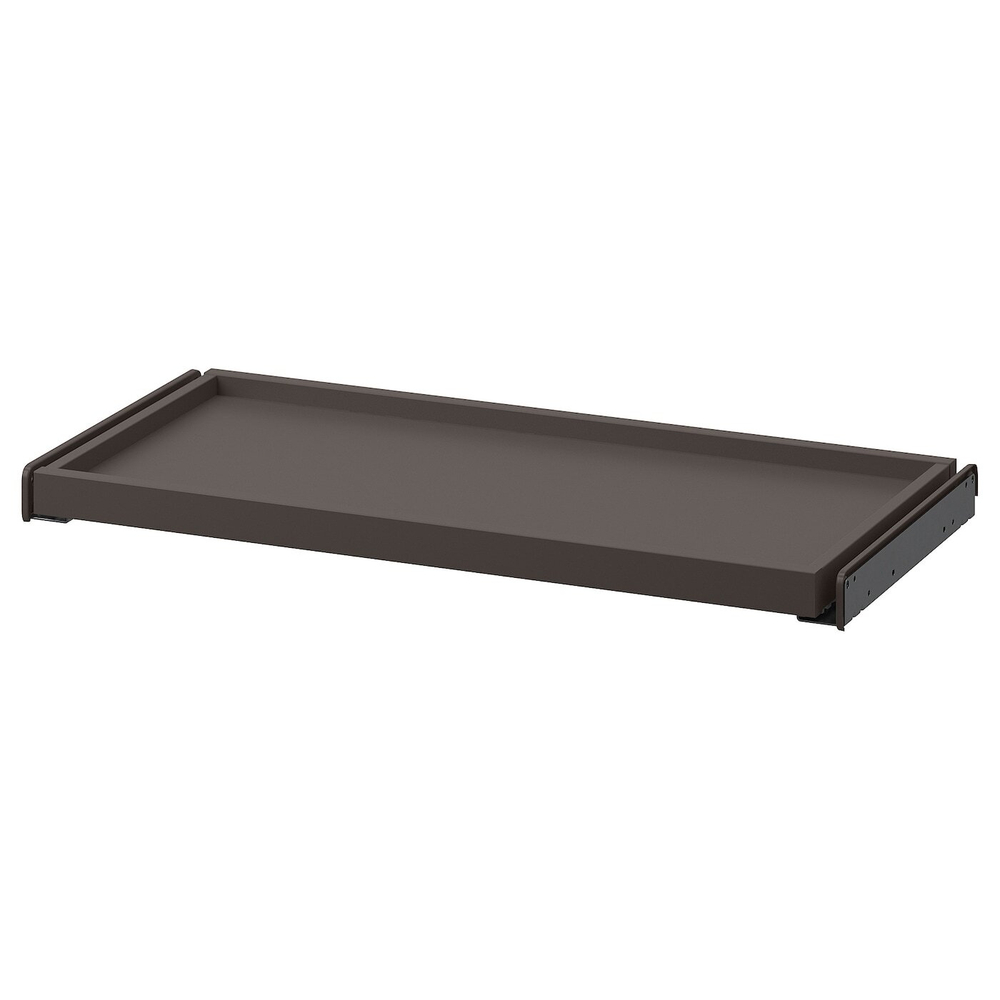 IKEA KOMPLEMENT  (ИКЕА КОМПЛЕМЕНТ)  -  Выдвижной поднос, темно-серый, 75x35 см