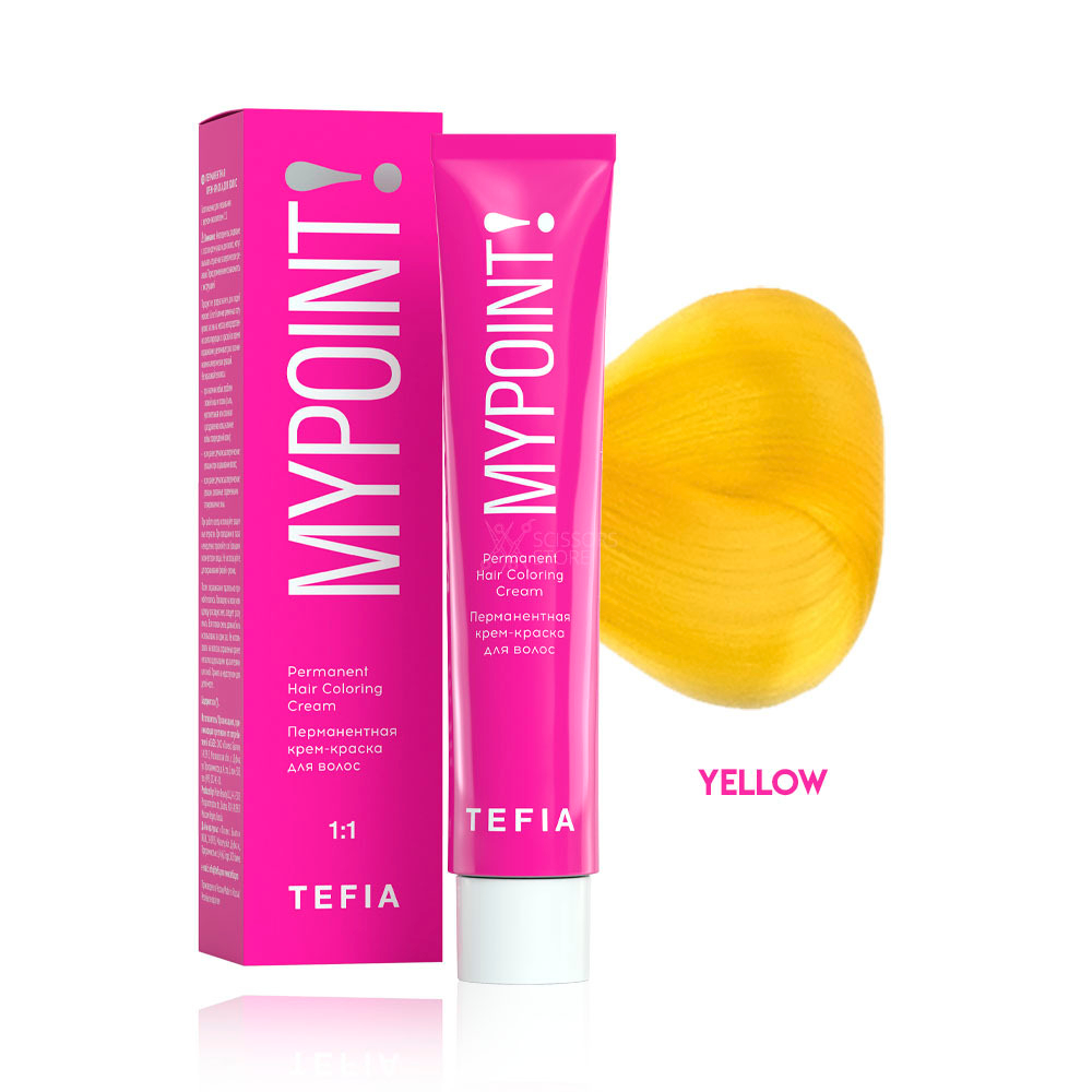 TEFIA Перманентная крем-краска для волос MYPOINT 60мл