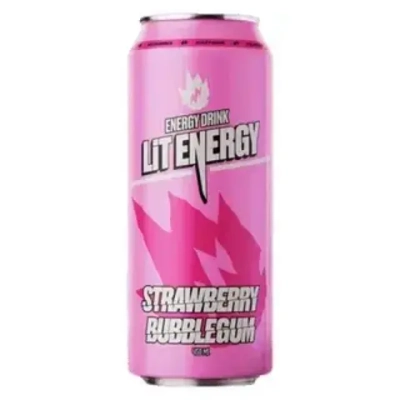 LIT ENERGY STRAWBERRY BUBBLEGUM