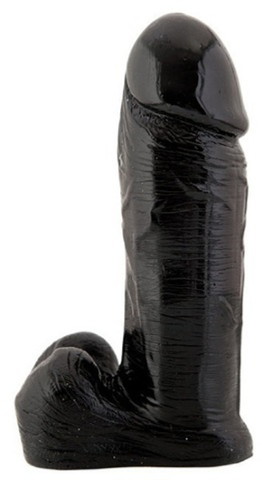 Большой чёрный фаллоимитатор, 22,8 см