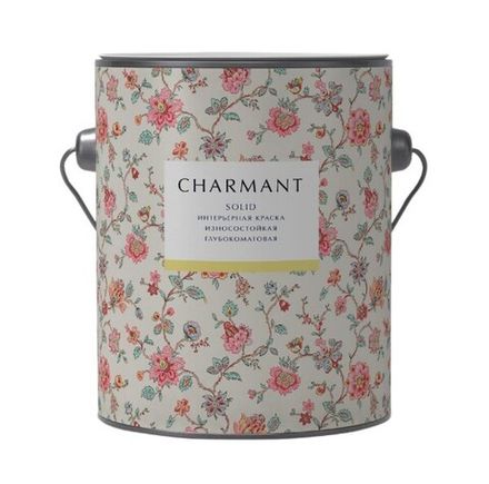Интерьерная краска моющаяся Charmant Solid база C, 0,9 л