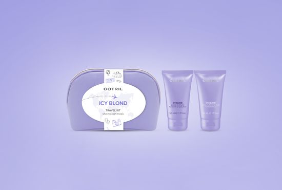 COTRIL Набор дорожный TRAVEL KIT ICY BLOND Pochette mini size (шампунь и маска по 50мл)