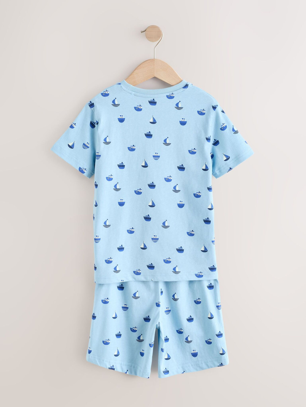 Пижама для мальчика Next AJ4-845, Синий, Молочный, Голубой