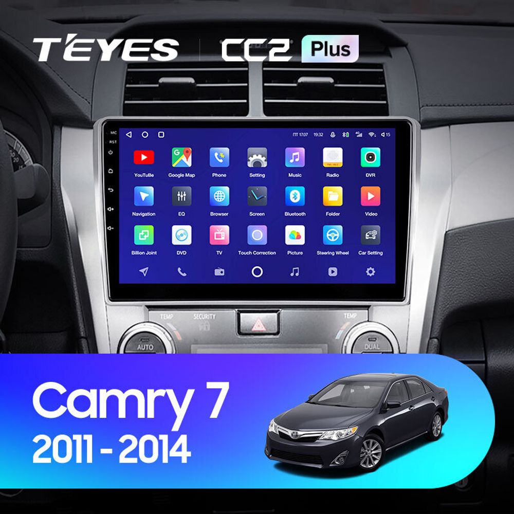 Teyes CC2 Plus 10.2" для Toyota Camry 2011-2014