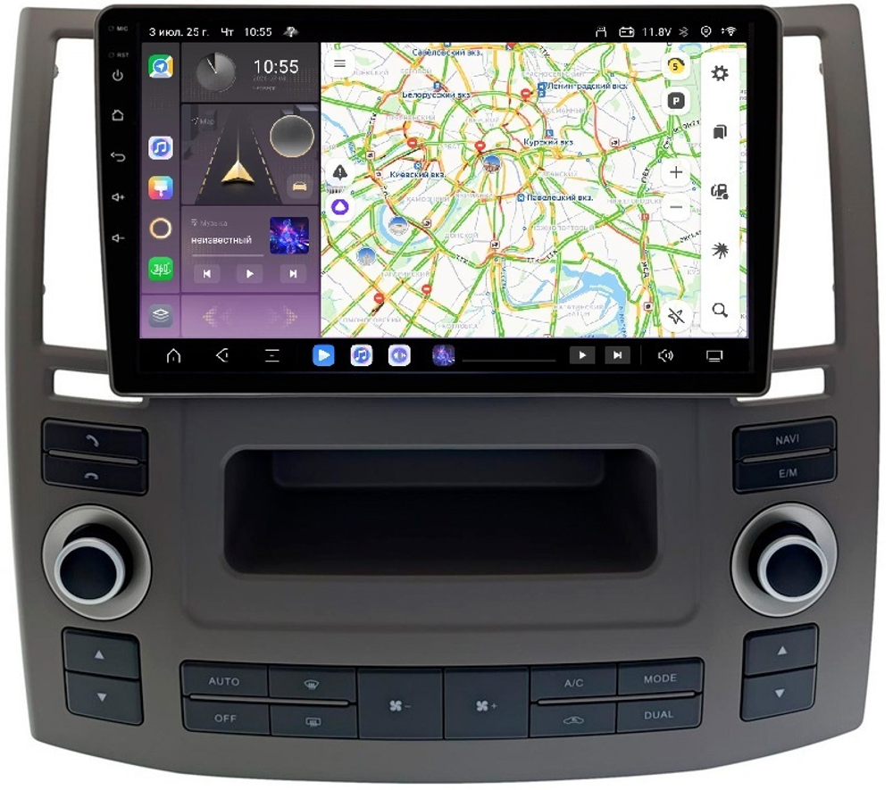 Магнитола для Infiniti FX35 (S50), FX45 2006-2008 - Carmedia SF-9279-2 QLed, Android 13, TS20, CarPlay, SIM-слот