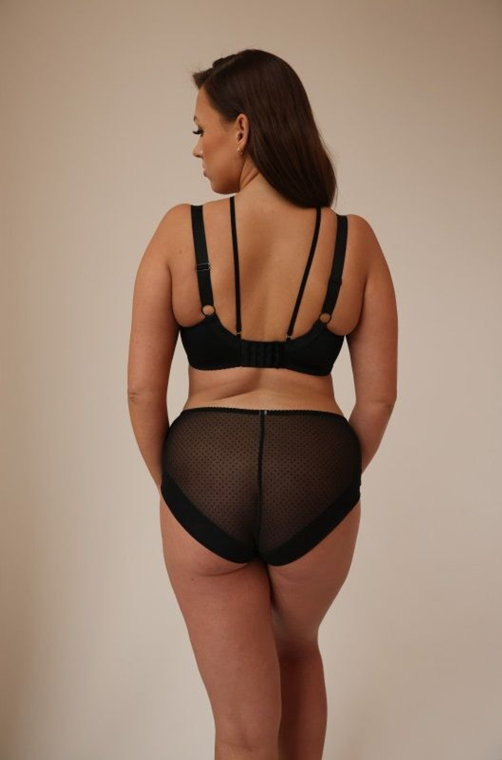 Бюстгальтер-топ со съемными стрепами (Размер: 65G) (Цвет: черный)