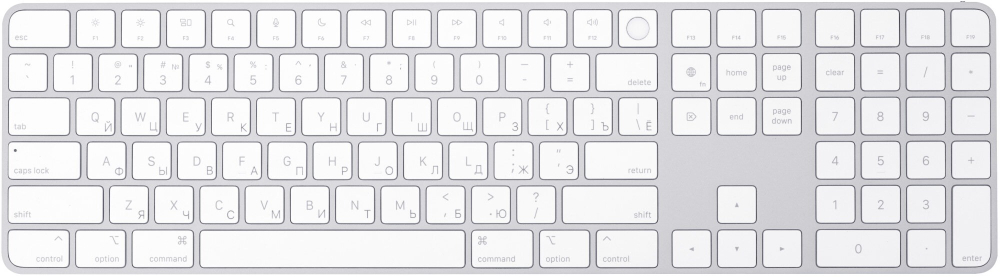 Клавиатура Apple Magic Keyboard with TOUCH ID MK2C3