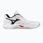 Кроссовки волейбольные Mizuno Wave Momentum Pro white/black/fiery red