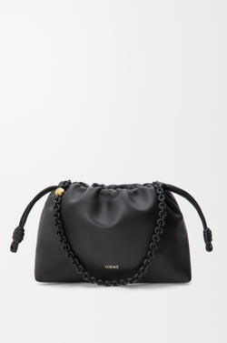 Loewe Сумка Flamenco среднего размера из мягкой кожи ягненка наппа, черный