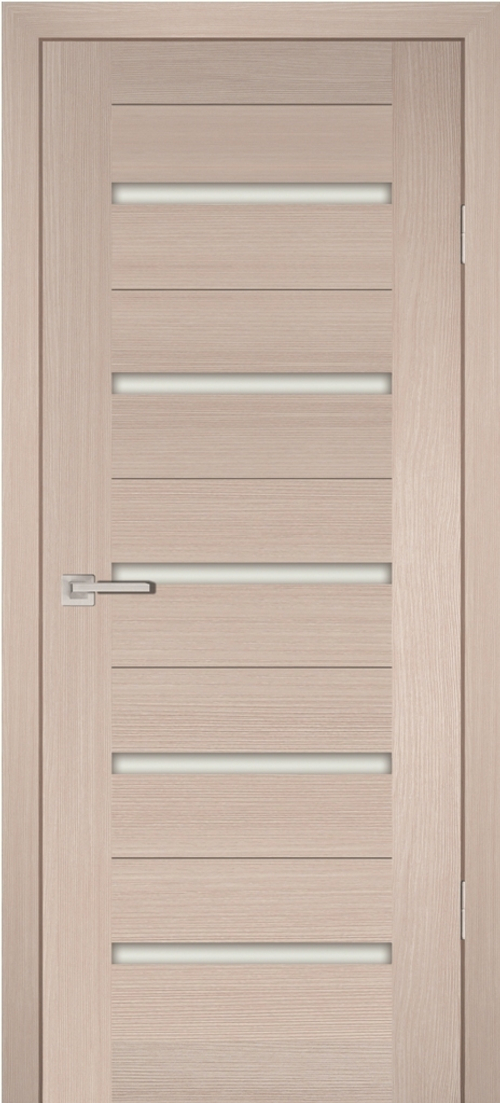 Дверь PS-07 / Цвет Капучино Мелинга / белый сатинат / Двери PROFILO PORTE