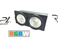 Блайндер цветной 2*100вт (blinder led COB, rgbw)