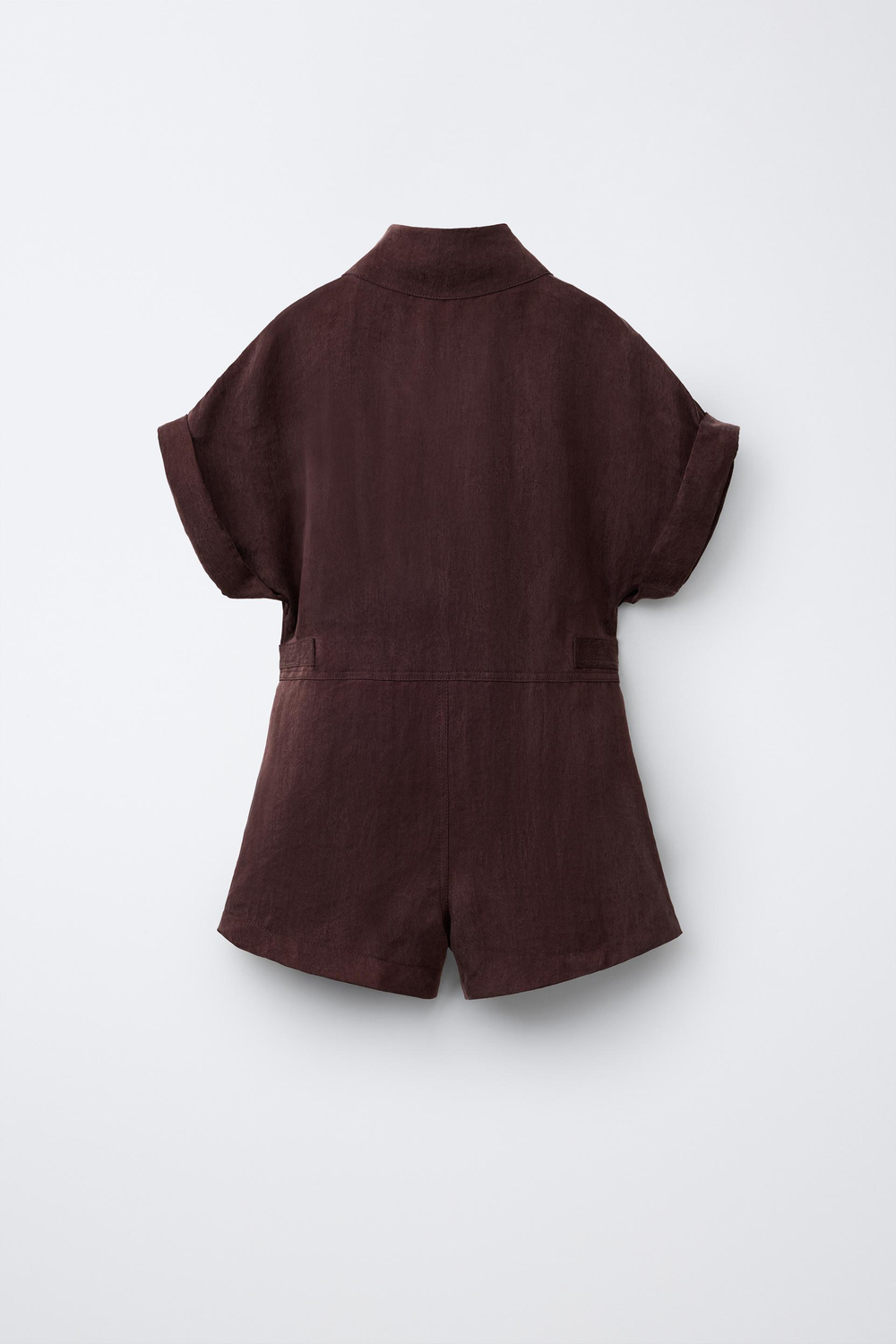 ZARA КОРОТКИЙ КОМБИНЕЗОН, БОРДОВЫЙ