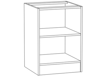 Тумба открытая для стойки администратора СтА-02-08