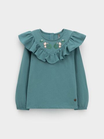 блузка  для девочки  КР 302818/бирюзовый тон к629