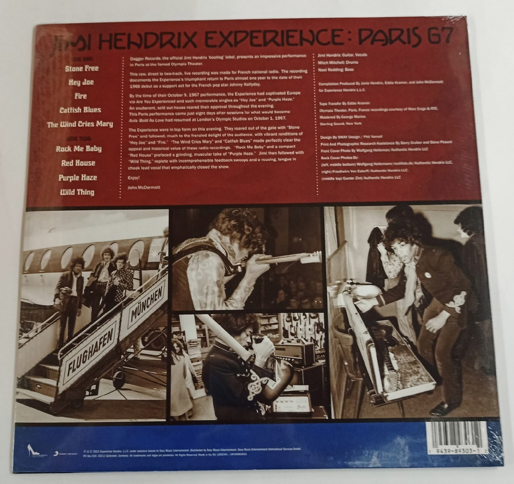 JIMI HENDRIX EXPERIENCE, THE/PARIS 67