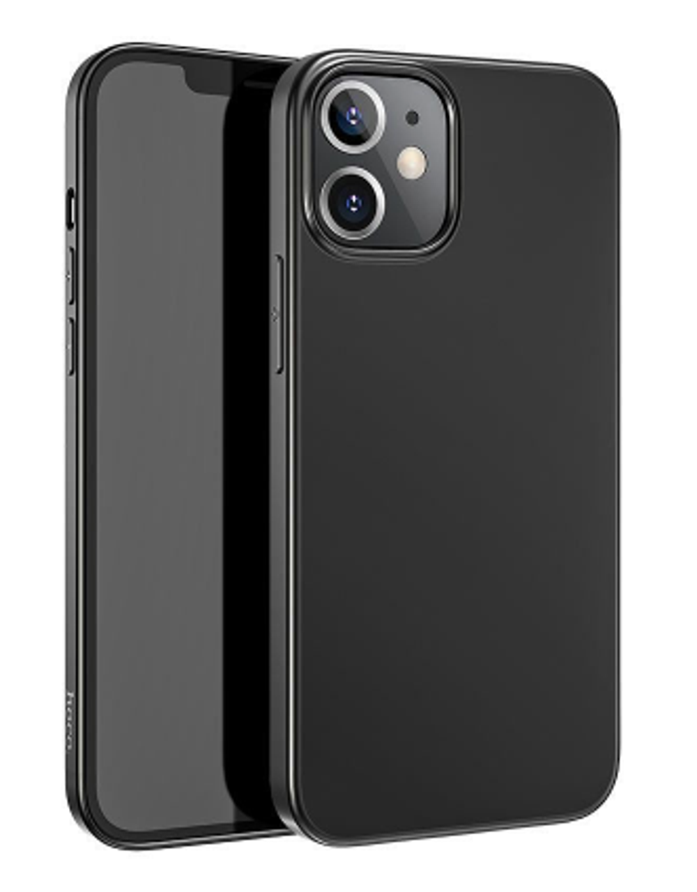Чехол-накладка Hoco Fascination Series для iPhone 12 Mini силиконовый (черный)
