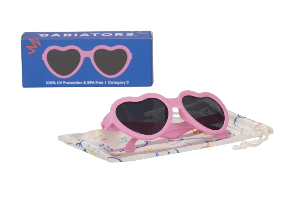 С/з очки Babiators Original Hearts Розовый бабл-гам